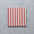 Rhubarb Skinny Stripe Cement Tile